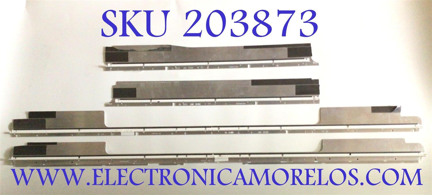 KIT DE LED'S PARA TV SAMSUNG ( 4 PZ ) NUMERO DE PARTE SVS55_2ND / PANEL LTF550HH01 / MODELO UN55B8000XFXZA